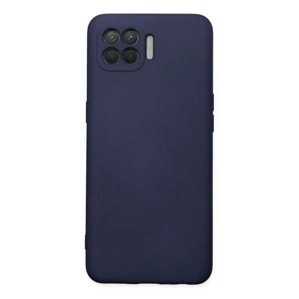 Oppo Reno 4 Lite Kılıf Nano İçi Kadife Silikon - Lacivert ürün görseli 1