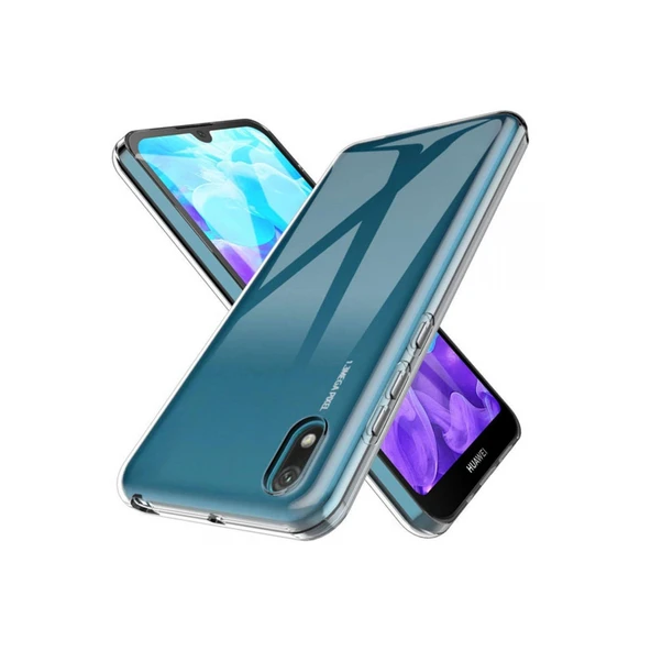Huawei Y5 2019 Kılıf Lüx Şeffaf Silikon ürün görseli 1