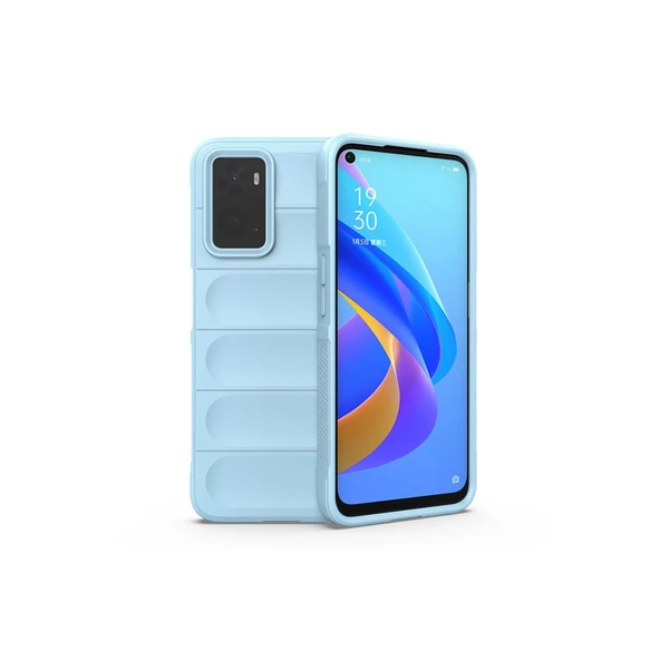 Realme 9I 4G Kılıf Optimum Silikon - Sky Blue ürün görseli 1