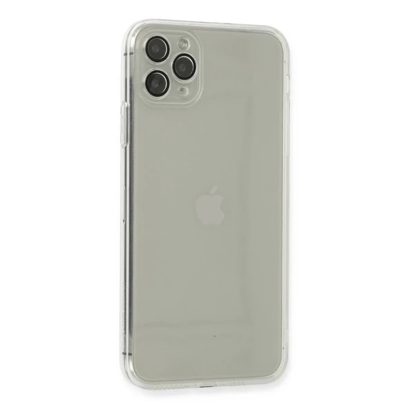İphone 11 Pro Max Kılıf Fly Lens Silikon - Şeffaf - Resim 2