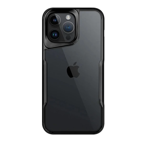 İphone 15 Pro Kılıf Boyi Silikon Kapak - Siyah ürün görseli 1