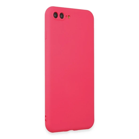 İphone 7 Plus Kılıf First Silikon - Pembe - Resim 2