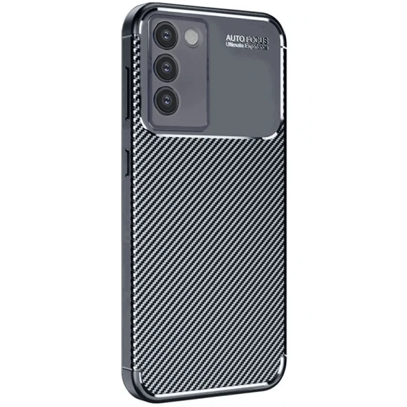 Vivo V30 Lite 4G Kılıf Auto Focus Karbon Kapak - Siyah ürün görseli 1