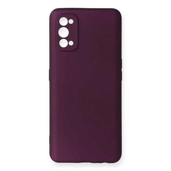 Realme 7 Pro Kılıf First Silikon - Mürdüm ürün görseli 1