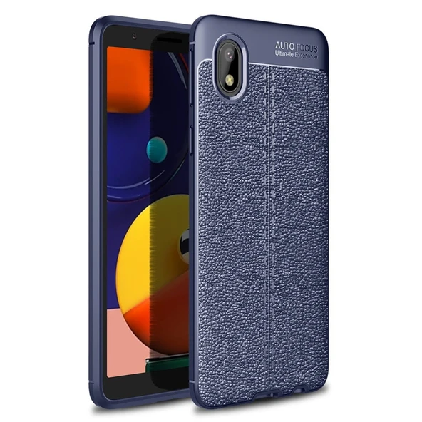 Samsung Galaxy A01 Core Kılıf Auto Focus Kapak - Lacivert ürün görseli 1