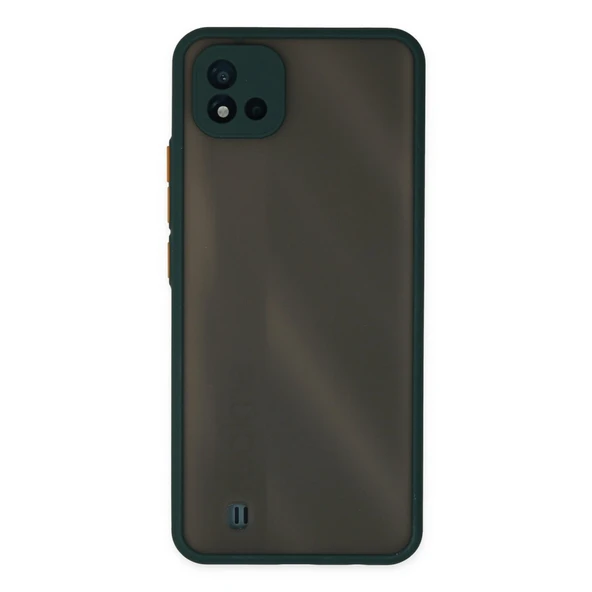 Realme C11 2021 Kılıf Montreal Silikon Kapak - Yeşil ürün görseli 1