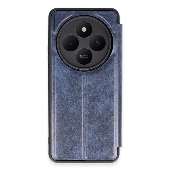 Xiaomi Redmi 14C Kılıf Flip Cover - Lacivert ürün görseli 1