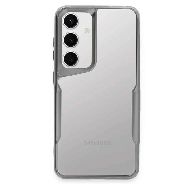 Samsung Galaxy S24 Kılıf Boyi Silikon Kapak - Gümüş ürün görseli 1