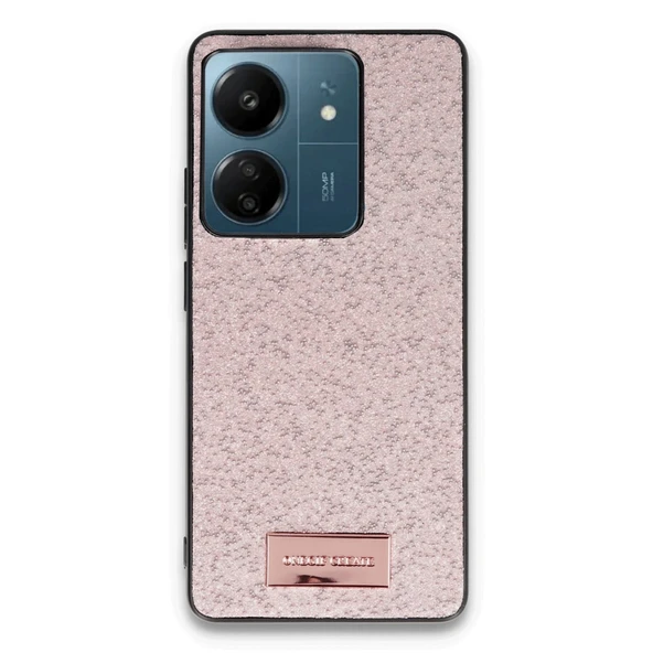Onegif Xiaomi Redmi 13C Bright Simli Kapak - Pembe ürün görseli 1