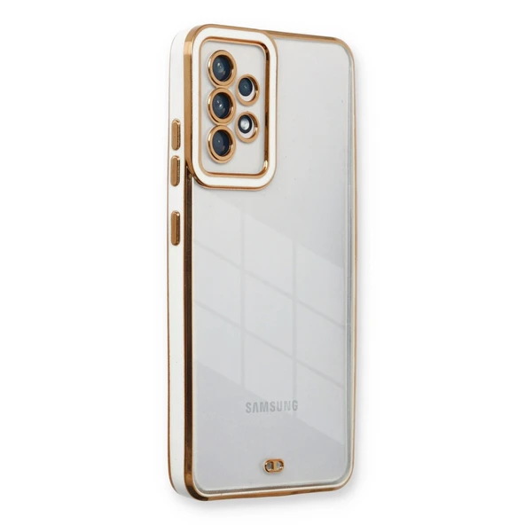 Samsung Galaxy A53 5G Kılıf Liva Lens Silikon - Beyaz ürün görseli 1