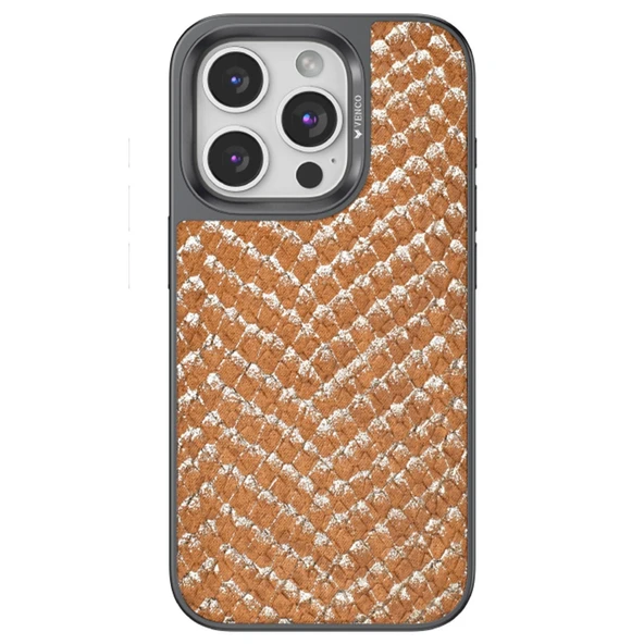 Venco İphone 15 Pro Viper Kapak - Kahverengi ürün görseli 1