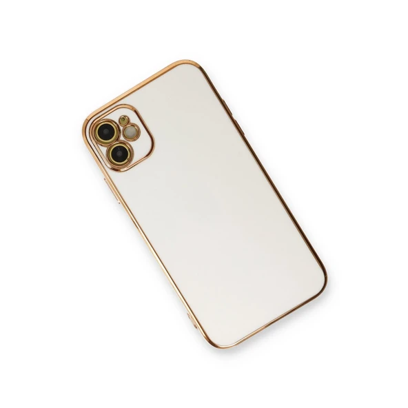 İphone 11 Kılıf Volet Silikon - Beyaz - Resim 3