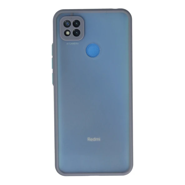 Xiaomi Redmi 9C Kılıf Montreal Silikon Kapak - Gri ürün görseli 1