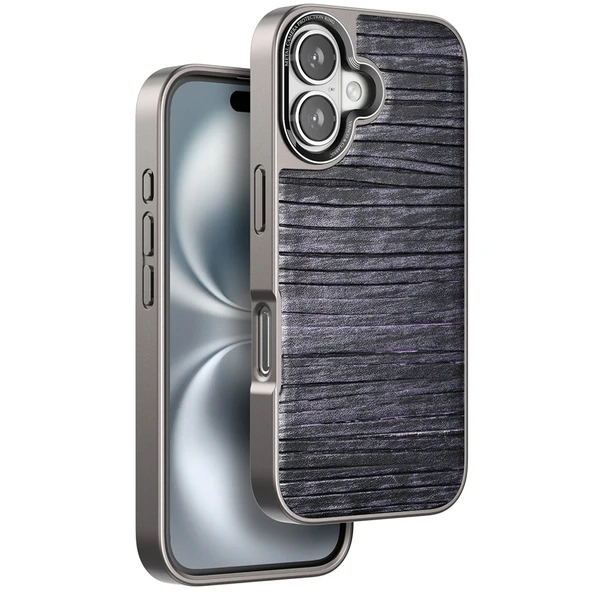 Venco İphone 16 Wave Kapak - Derin Mor ürün görseli 1