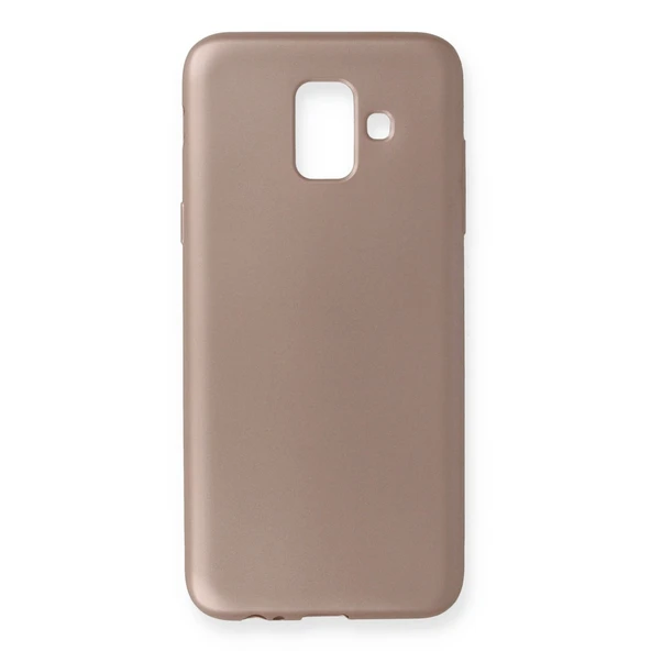 Samsung Galaxy A6 2018 Kılıf First Silikon - Rose Gold ürün görseli 1