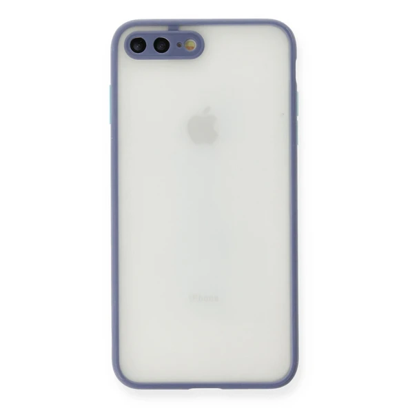 İphone 7 Plus Kılıf Montreal Silikon Kapak - Gri ürün görseli 1