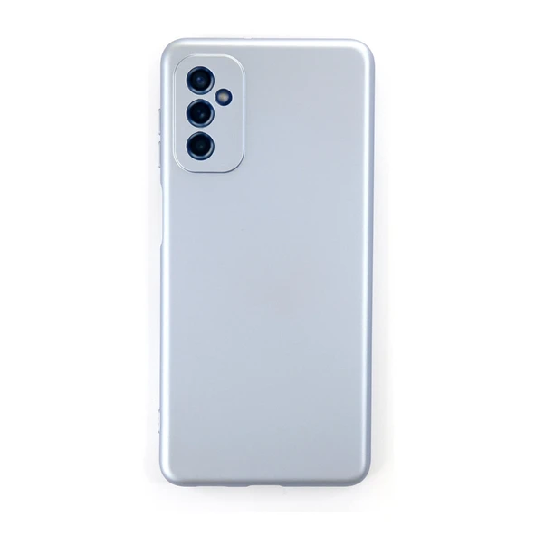 Samsung Galaxy M52 5G Kılıf Nano İçi Kadife Silikon - Sky Blue ürün görseli 1