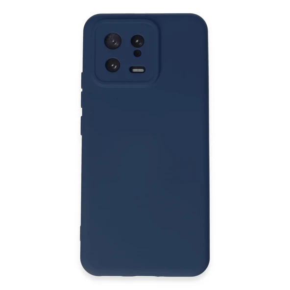 Xiaomi Mi 13 Kılıf Nano İçi Kadife Silikon - Lacivert ürün görseli 1