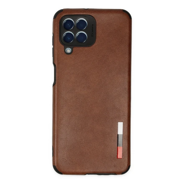 Samsung Galaxy M33 Kılıf Loop Deri Silikon - Kahverengi ürün görseli 1
