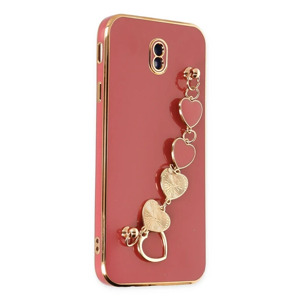 Samsung Galaxy J7 Pro / J730 Kılıf Esila Silikon - Kırmızı ürün görseli 1