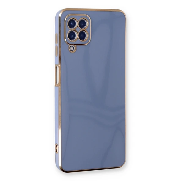 Samsung Galaxy A22 Kılıf Volet Silikon - Mavi ürün görseli 1