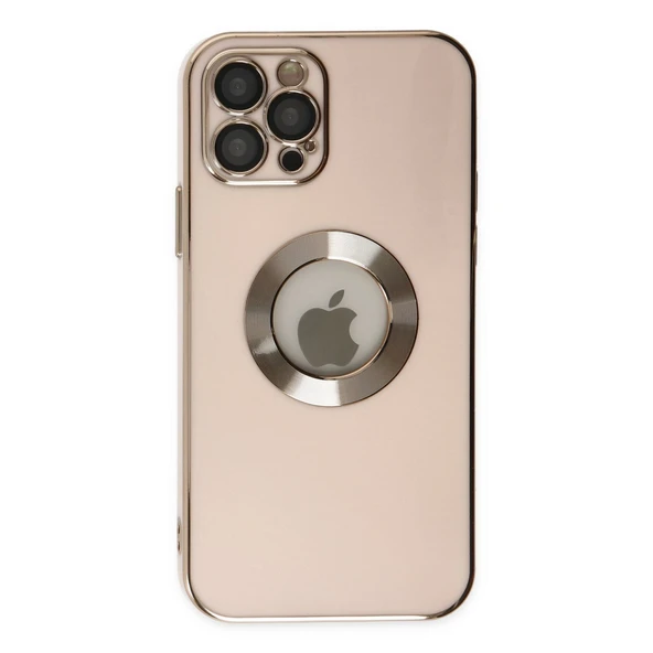 İphone 12 Pro Max Kılıf Store Silikon - Pembe - Resim 2