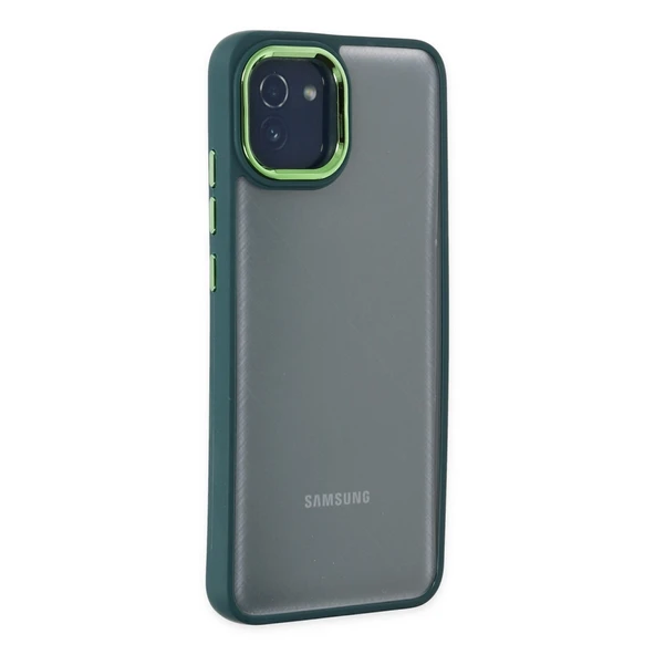 Samsung Galaxy A03 Kılıf Dora Kapak - Haki Yeşil ürün görseli 1