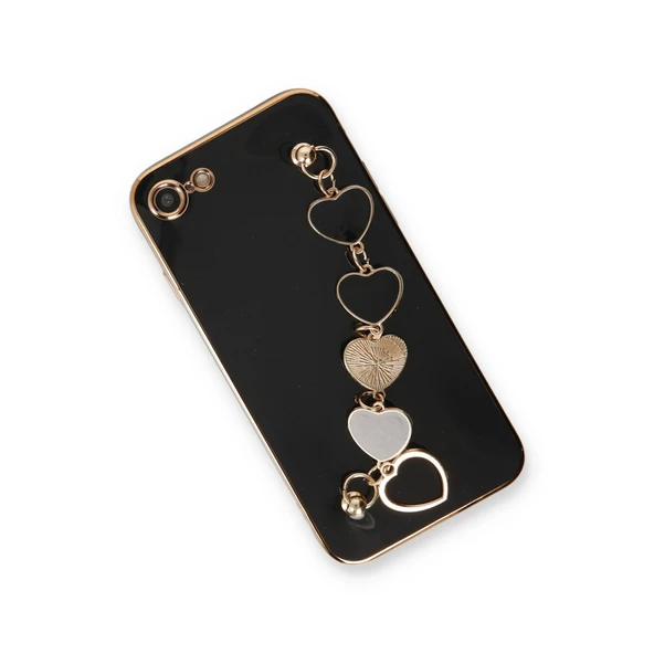 İphone 7 Kılıf Esila Silikon - Siyah - Resim 3