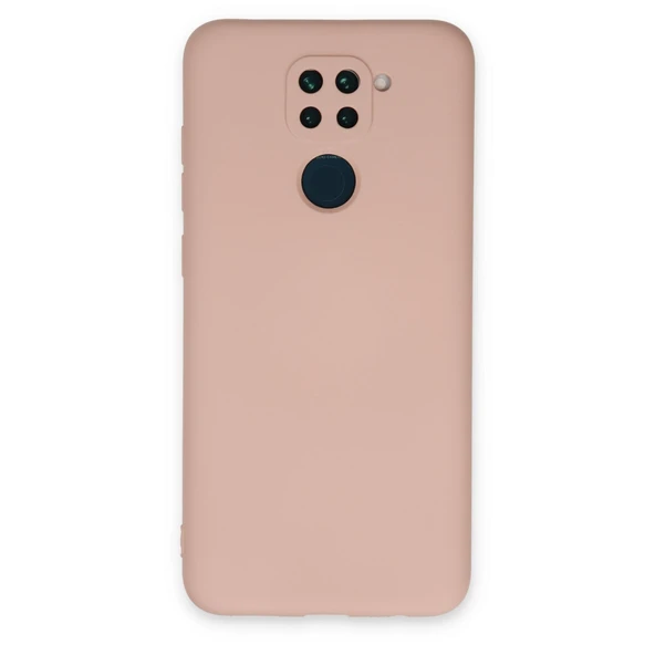 Xiaomi Redmi Note 9 Kılıf Nano İçi Kadife Silikon - Pudra ürün görseli 1