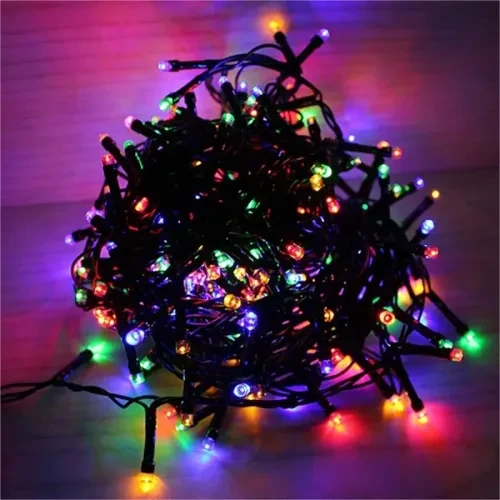10M 100 Led Damla Uçlu Rgb Işık Siyah Kablo ürün görseli 1