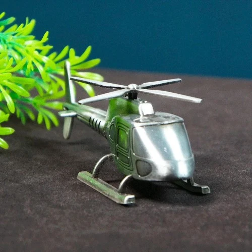Dekoratif Metal Helikopter - Resim 4