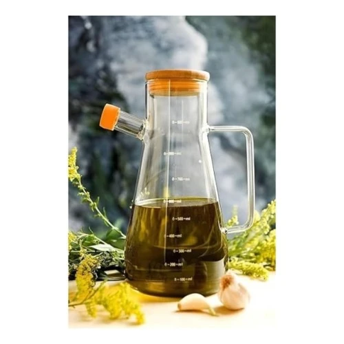 Borosilikat Cam 900 Ml. Yağdanlık - Resim 4