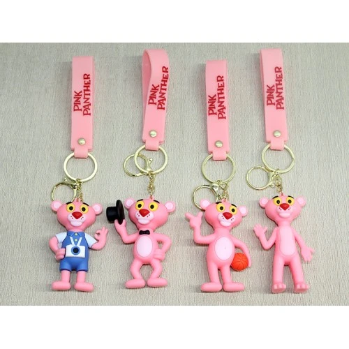 Pembe Panter Silikon Anahtarlık ürün görseli 1