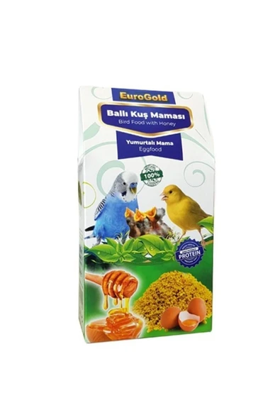 EuroGold Ballı Yumurtalı Kuş Maması 100 Gr ürün görseli 1