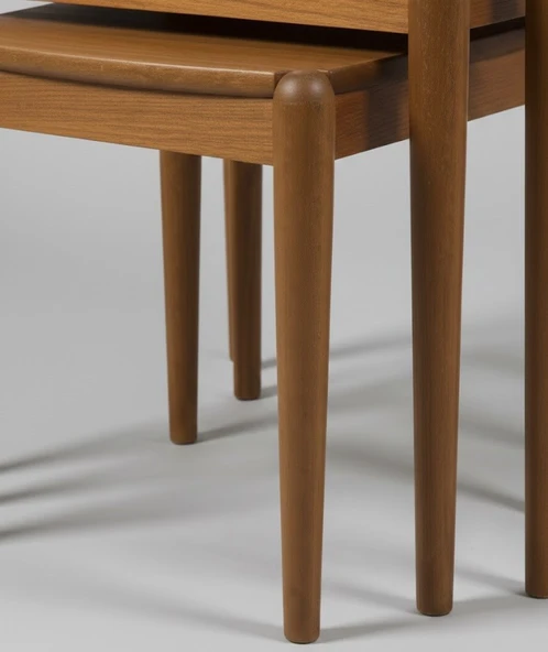 Lotus 3lü Zigon Sehpa Seti  Ahşap Mdf - Resim 3