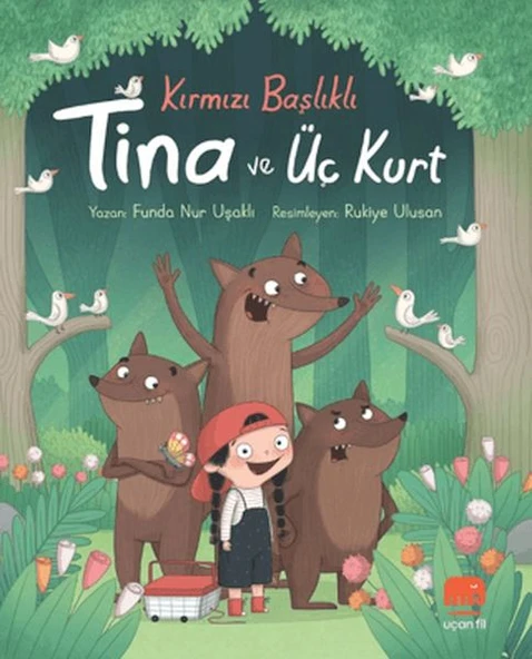 Kırmızı Başlıklı Tina ve Üç Kurt ürün görseli 1