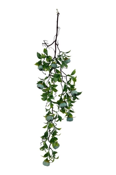 Yapay Çiçek Sarkan Doğal Dallı Mavi Erengüllü 70cm Yapay Sarmaşık ürün görseli 1