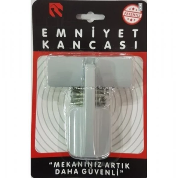 Pimapen alüminyum kapılar için hırsızlara karşı levyeyle açılmayı önleyici lüks emniyet kancası kilidi - GRİ ürün görseli 1