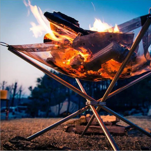 Madfox Fire Rack Katlanır Ateş Sehpası [Brülör] - Resim 3