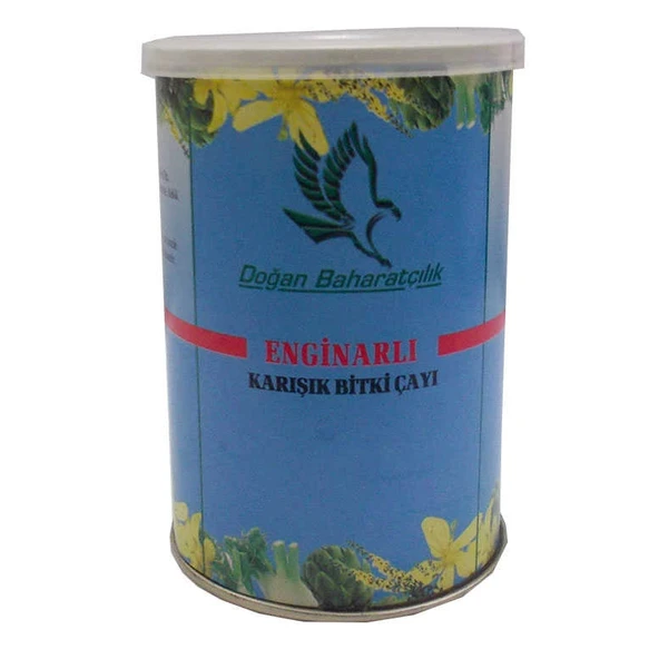 Enginarlı Karışık Bitkisel Çay 100 Gr Teneke Kutu ürün görseli 1