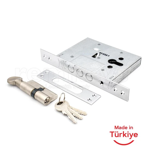 Kale 257/GM plus çelik kapı kilidi mandallı german barelli ürün görseli 1