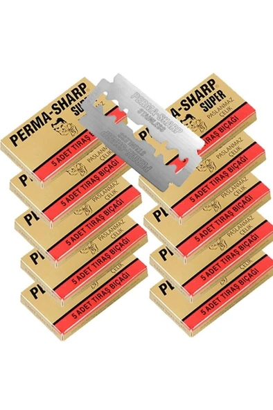 Perma-sharp 5'li Traş Jileti 20 Paket ürün görseli 1