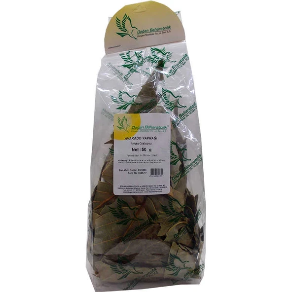 Avakado Yaprağı Doğal 50 Gr Paket ürün görseli 1