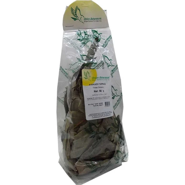 Avakado Yaprağı Doğal 50 Gr Paket - Resim 3