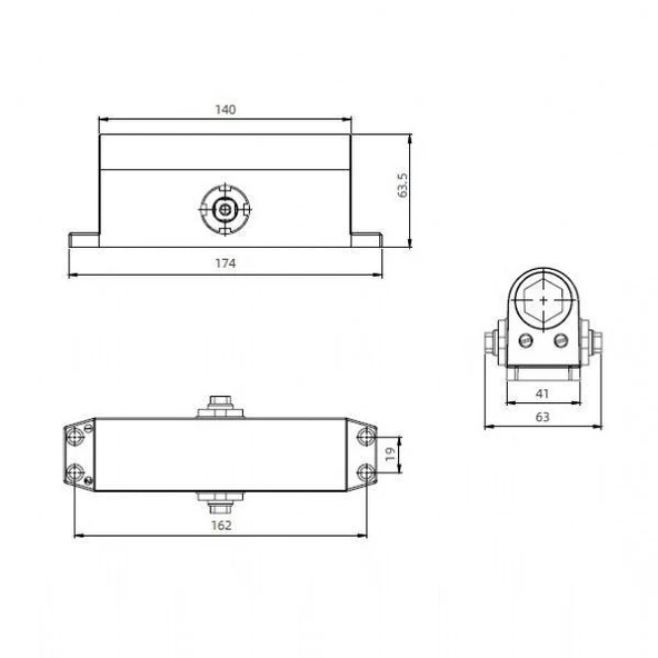 Marelli 3 No Hidrolik Kapı Yayı 45-60 Kg - Resim 2