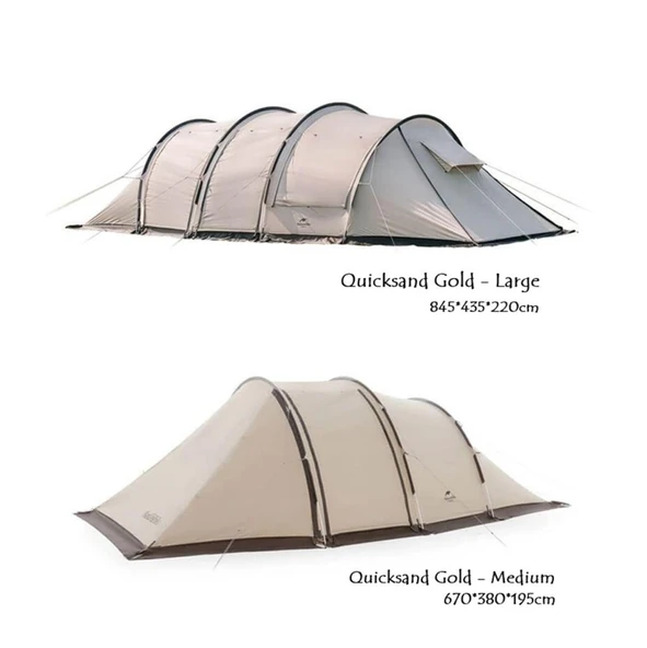 Naturehike Cloud Vessel UPF50+ Snow Skirt 4-6 Kişilik Tünel Çadır ürün görseli 1