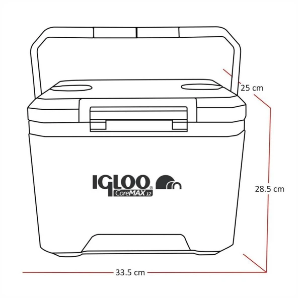 Buzluk - Igloo - CoreMAX - 12 lt - 300722 - Resim 2