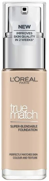 L'Oréal Paris True Match Bakım Yapan Fondöten 1R Rose Ivory, 30 ml ürün görseli 1