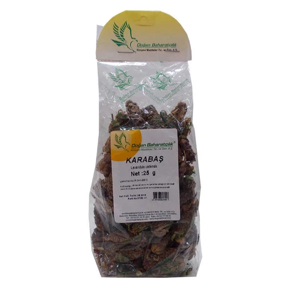 Doğal Karabaş Otu Çiçeği 25 Gr Paket ürün görseli 1