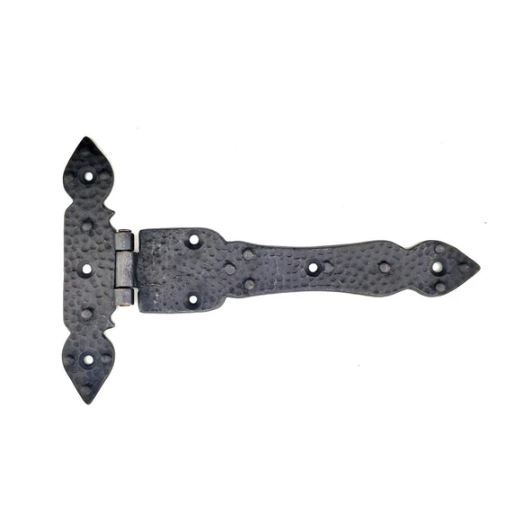 Antika Tarz Dekoratif Pirinç Kuyruklu Düğmeli Menteşe No3 - 155x240 mm, Oksit ürün görseli 1